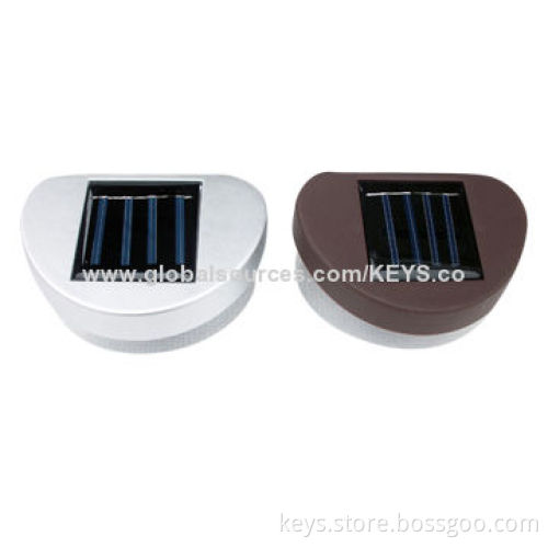 Solar Powered Fence LED Light for Outdoor Garden Yard Wall Path Landscape Lamp